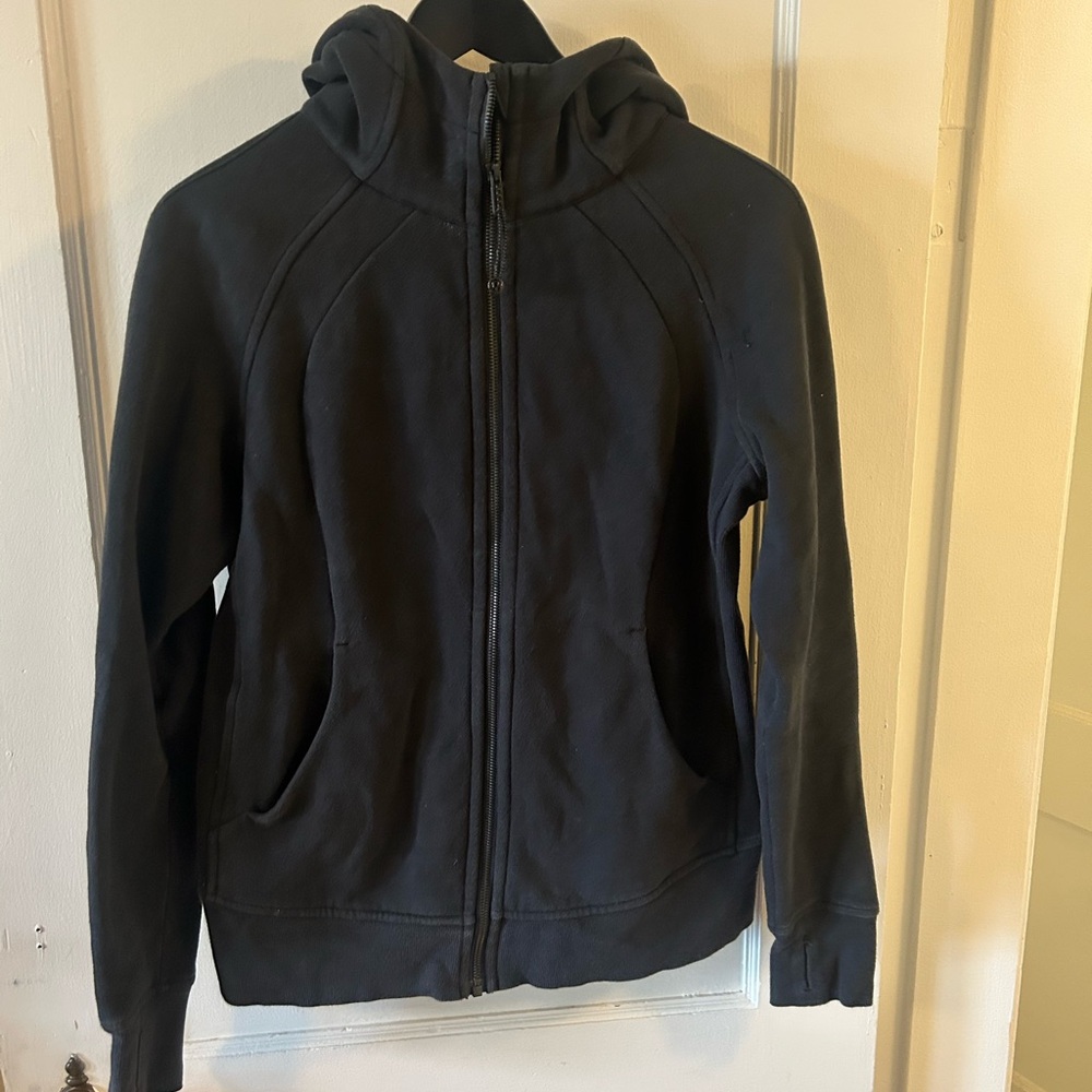 lululemon Black zip up Hoodie